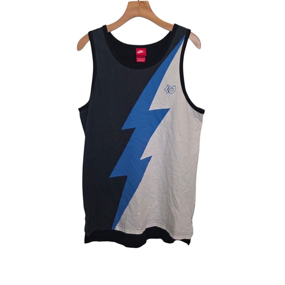Nike Kevin Durant KD Pivot Tank Top Lightning Bolt Split Blur Mens Large